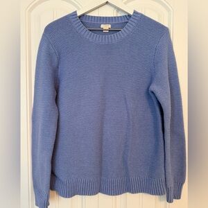J. Crew Factory Light Blue Crew Neck Sweater